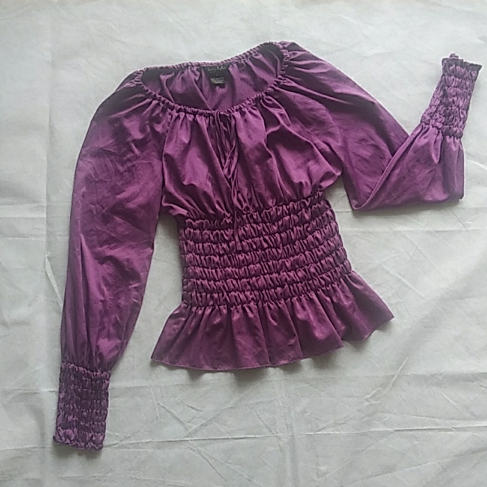 Dark purple blouse